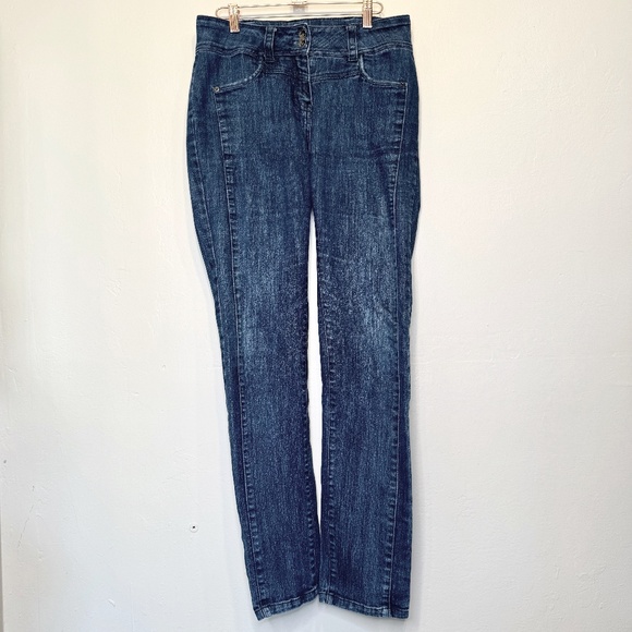 Ronen Chen Denim | Mid Rise VTG Indigo Soft Stretch Skinny Jeans - Picture 2 of 14